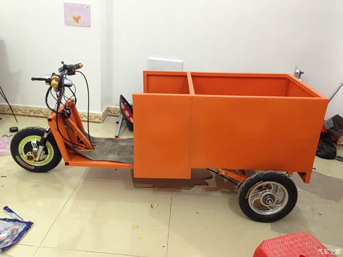小门面焊着拉货用的三轮独立悬挂小三轮~第2辆了感谢大家支持
