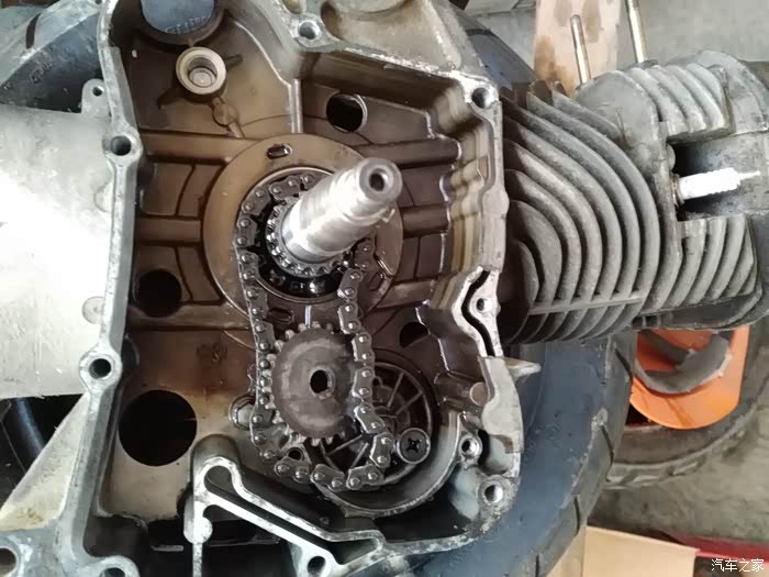 油田折腾闲着没事拆发动机玩原金城gy6150发动机