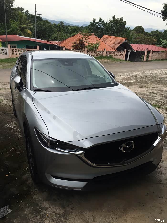 2017款cx5提车,银色2.0中配