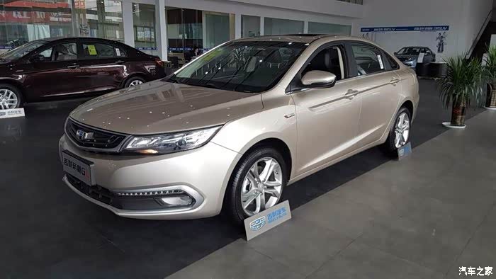 今天已订车扬州江都忆翔吉利帝豪gl18自动金色