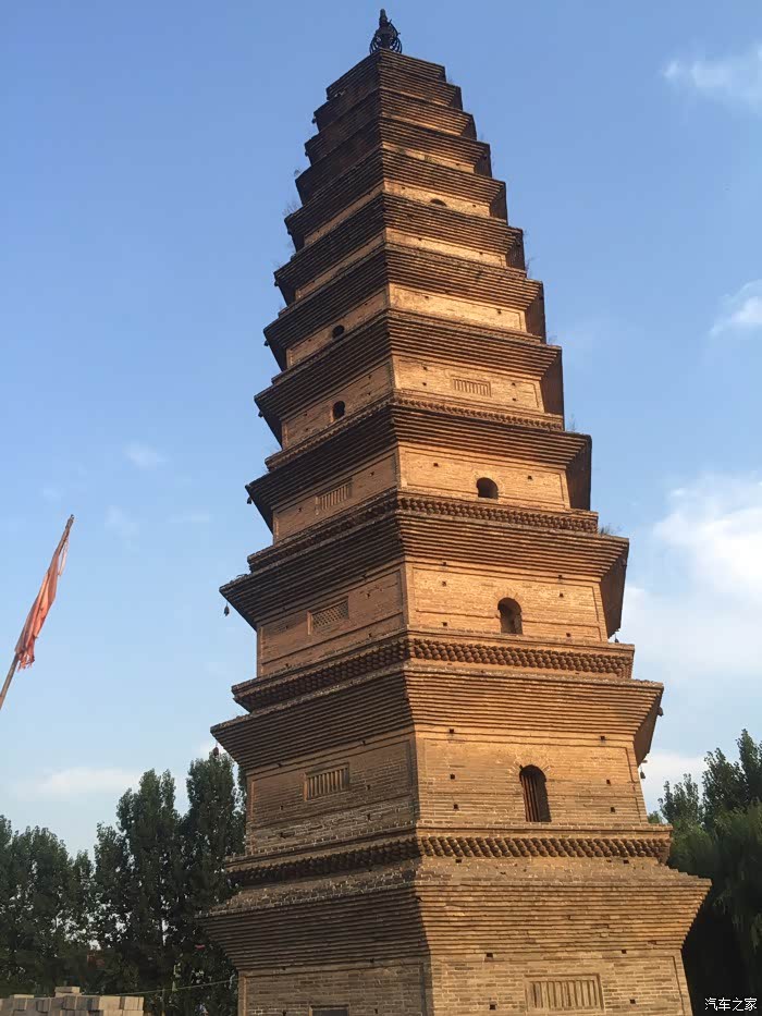 【图】比萨斜塔晚它100多年——郑州中牟寿圣寺双塔_河南论坛_汽车之