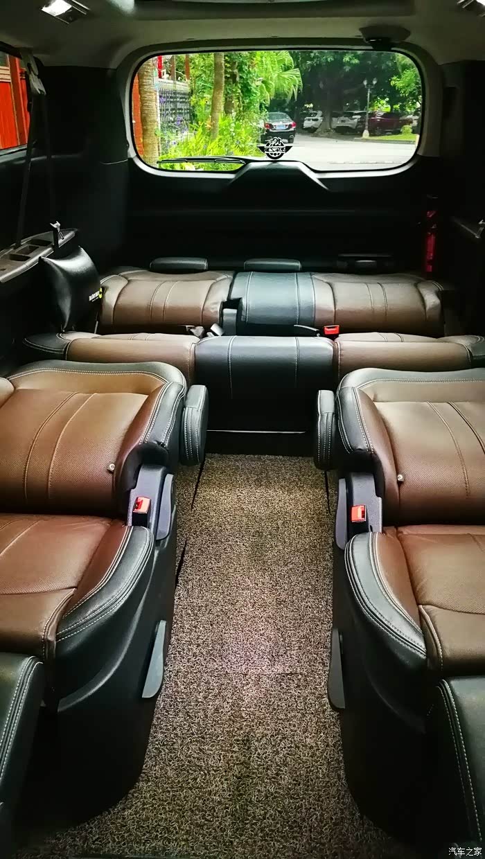 大通g10第三排座椅放平改装