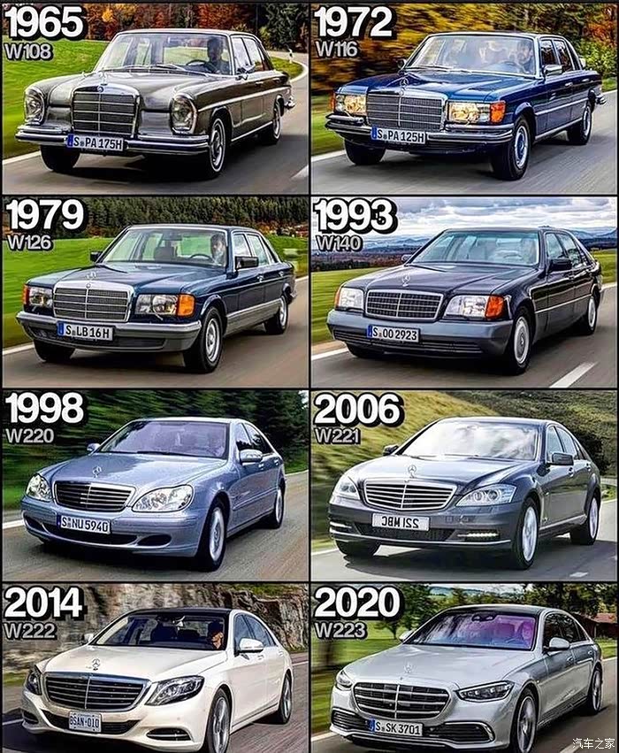 奔驰演变史你更喜欢哪一年的样子
