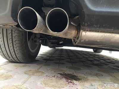 排气管前部流水有问题吗