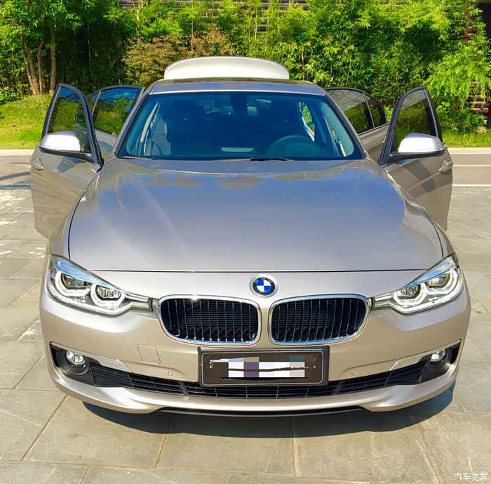 乡里伢子提宝马320li时尚开士米银