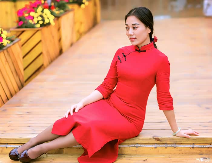 如影人像玉泉旗袍淑女