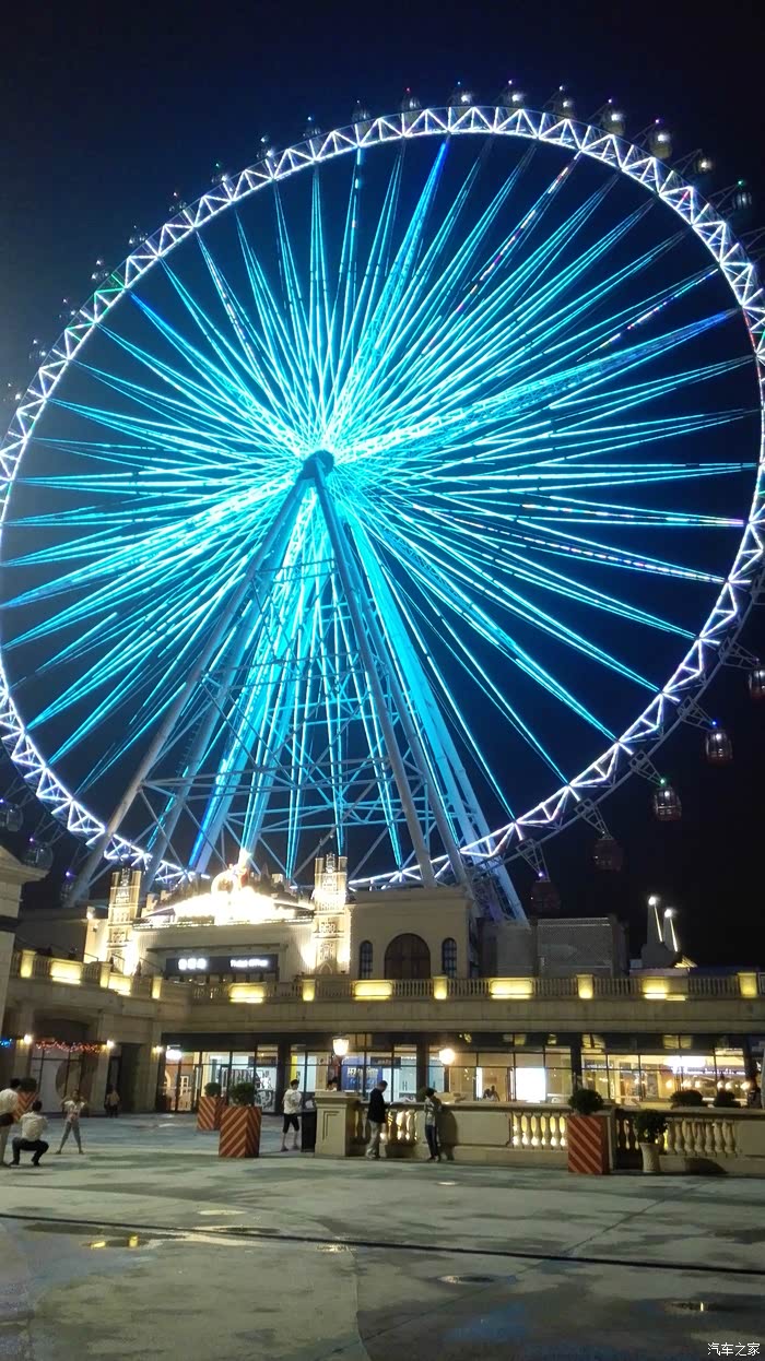 无锡cs35车友会夜袭江南环球港邂逅摩天轮