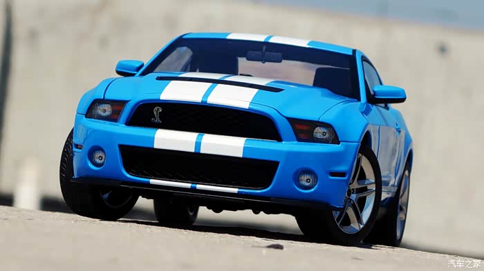 喜大普奔爱在深秋钟爱野马天蓝蛇王gt500外拍by小科