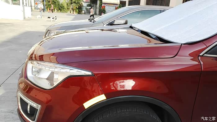 【图】红色小8轮毂贴晚上效果似"风火轮_奔腾x80论坛_汽车之家论坛