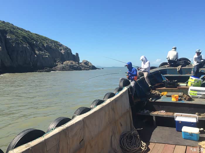 昆山cs75官方车友会003魅力衢山岛之海钓行