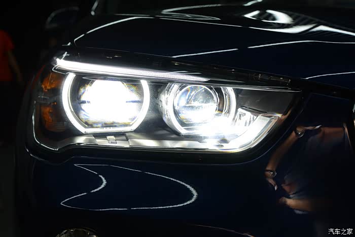 论坛首台:宝马x1怒改led双光透镜,实现四远四近强大灯光系统