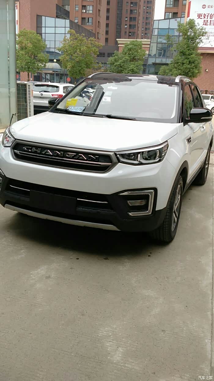 【图】今天提车了,晒图黑白双色,酷炫登场_长安cs55论坛_汽车之家论坛