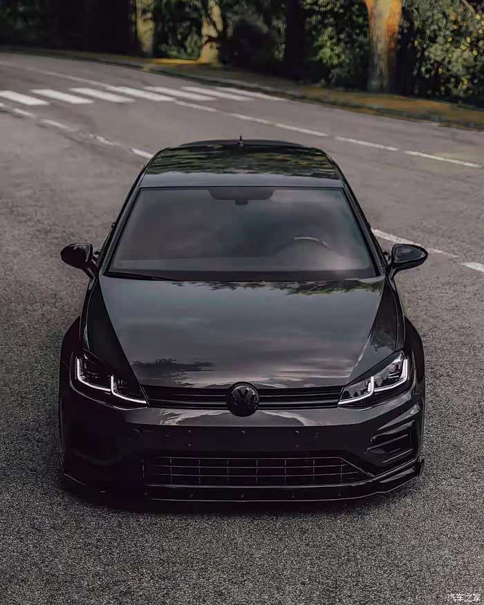 【图】黑武士mk7 golf!超跑既视感!_高尔夫论坛_汽车之家论坛