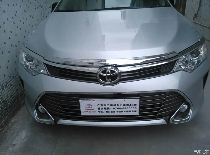 凯美瑞水晶银提车5天