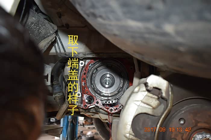 13款308自动波箱大修磨合以后循环机更换变速箱油