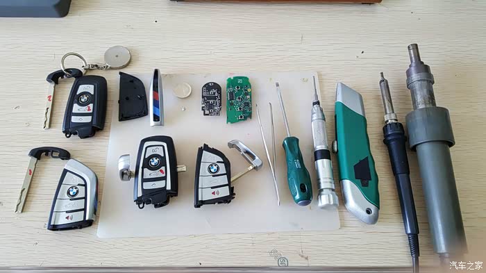 【图】bmw(原装胖钥匙)变身《刀锋钥匙》纯diy过程展示_宝马3系论坛