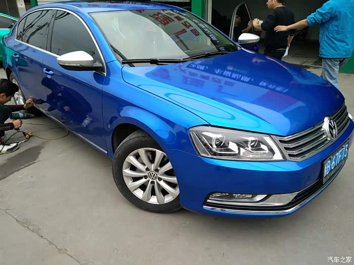 4年迈腾改色作业极光蓝