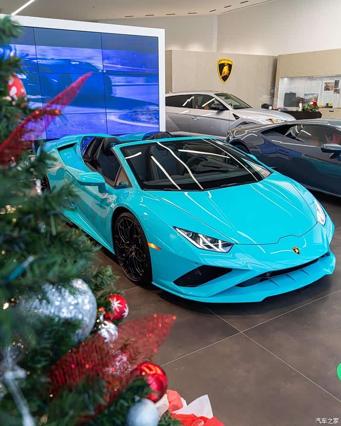 兰博基尼huracanspyder蒂芙尼蓝牛