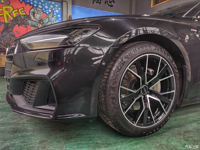 【图】a7臻选维苏威灰提车 杭州_奥迪a7论坛_汽车之家论坛