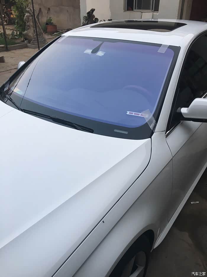 【图】换福耀镀膜玻璃_奥迪a4l论坛_汽车之家论坛