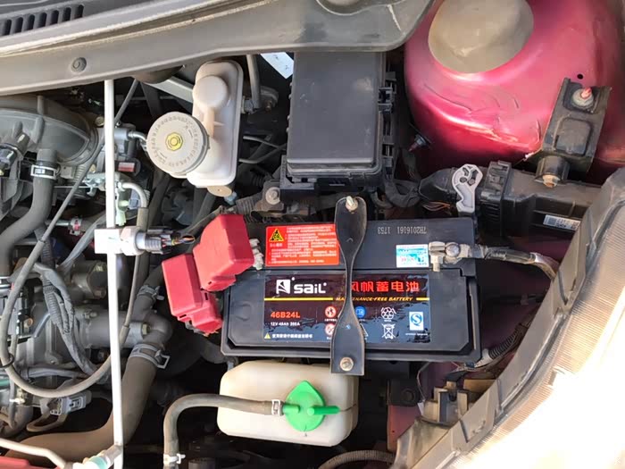 长安铃木新奥拓7年汤浅电瓶寿终正寝!