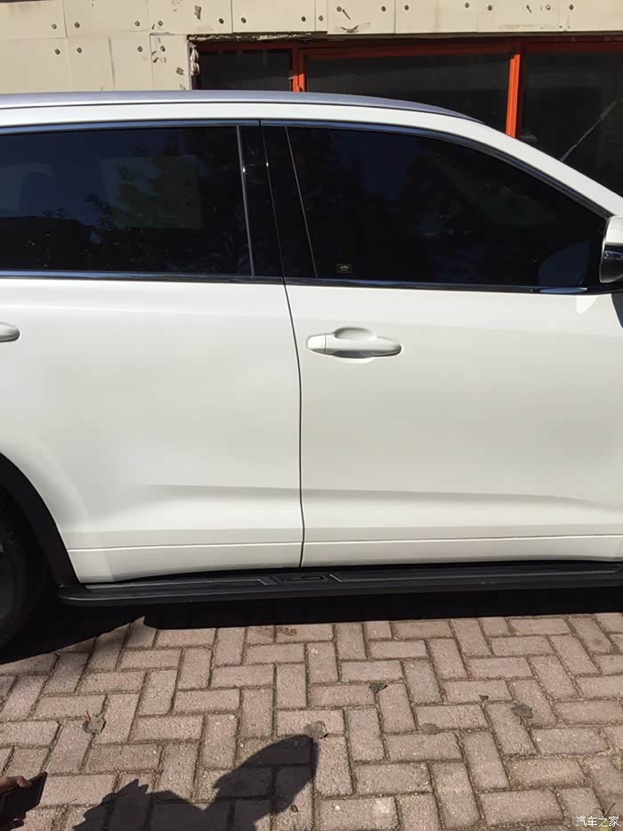 汉兰达珍珠白后门补漆严重色差跪求大神帮忙