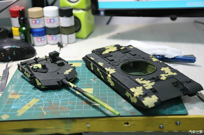 小号手99A主站坦克 数码迷彩涂装