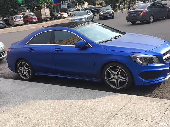 【图】大家说说cla200蓝色的好不好看_奔驰cla论坛_汽车之家论坛