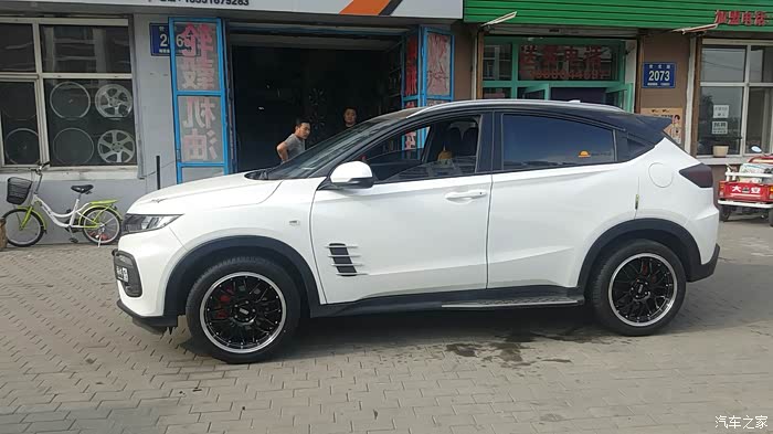 【图】xrv改装18口德国bbs轮毂车胎_本田xr-v论坛_汽车之家论坛