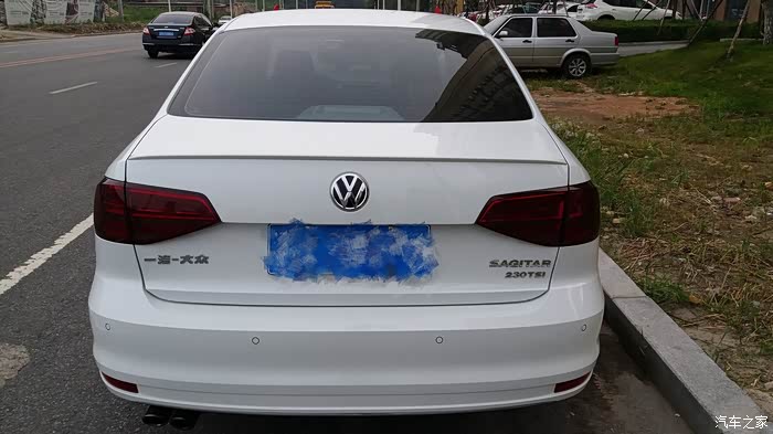 车之道为大众喜提vw2017款sagitar极地白230tsi