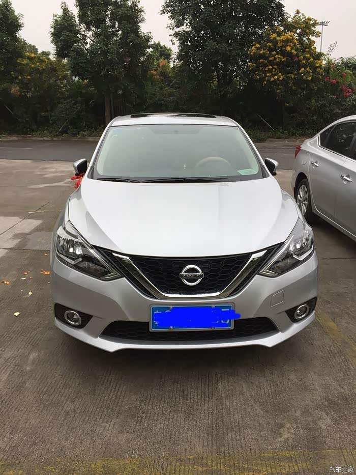 2016款 新轩逸cvt豪华版银色 提车记 选择不后悔