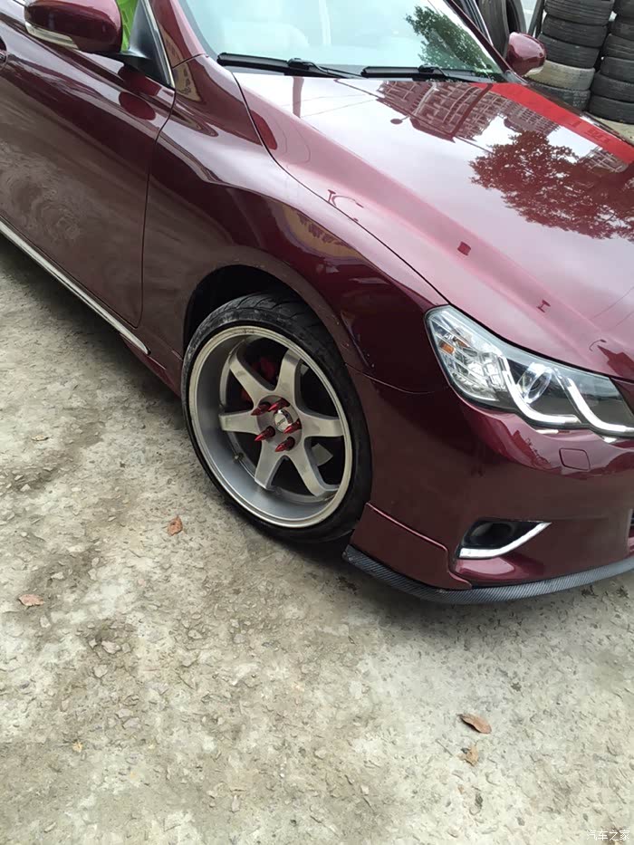 出te37轮毂轮胎 大抛边