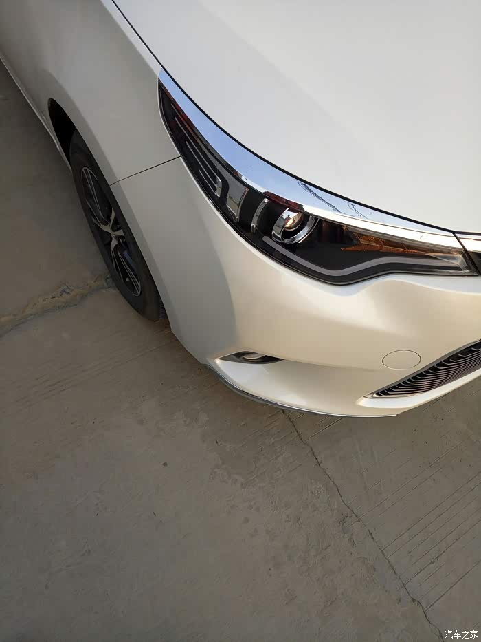 雷凌珍珠白补漆没色差呀