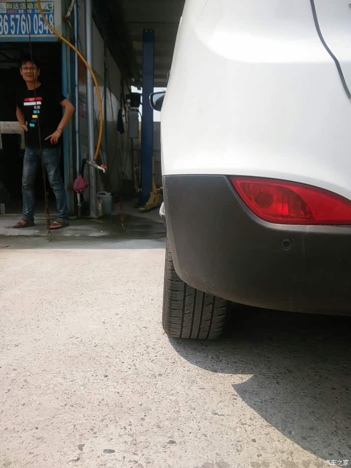 后车轮外倾有没有车友遇到这种情况