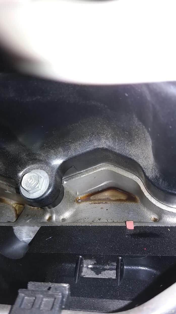 15款的奥德赛气门室盖渗油