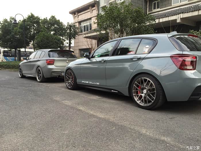 【图】118小改 水泥灰上身_宝马1系论坛_汽车之家论坛