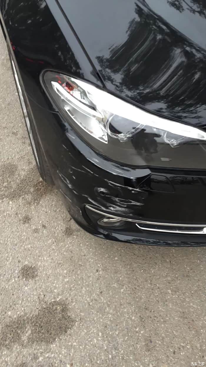 【图】昨天小5被人剐蹭跑了_宝马5系论坛_汽车之家论坛