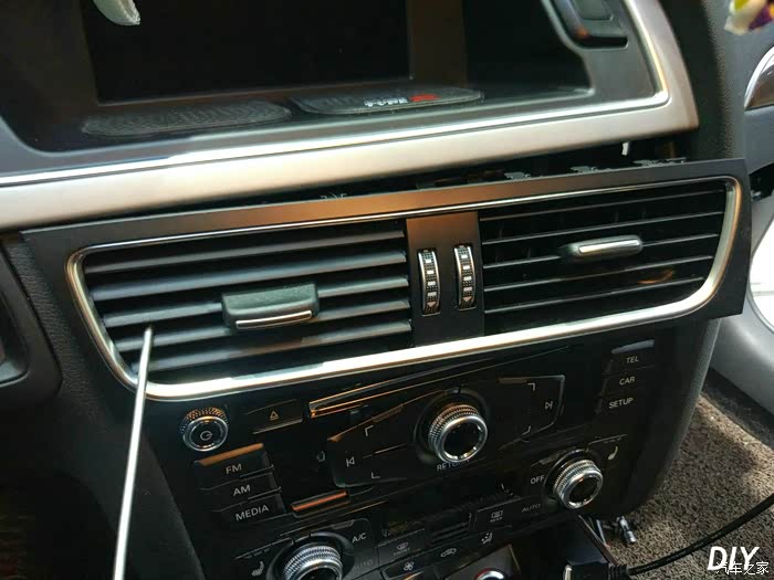 奥迪a4加装ami全程直播diy