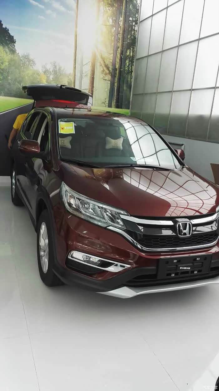 终于提车我的crv24两驱豪华琥珀棕
