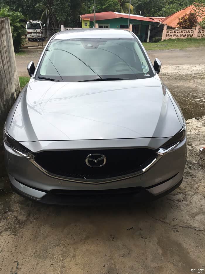 2017款cx5提车,银色2.0中配