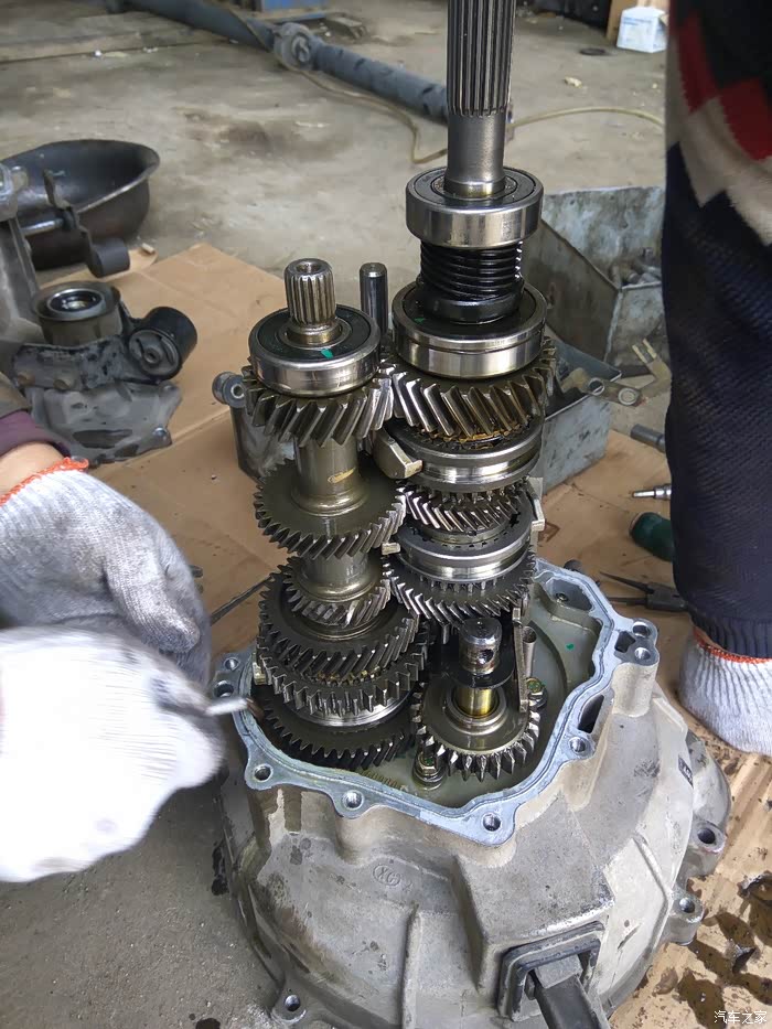 【图】大智保养维修中,拆变速箱._菱智论坛_汽车之家论坛