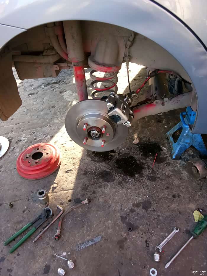 老乐鼓刹改碟刹