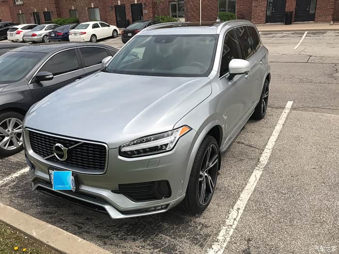 加拿大提2017xc90t6rdesign运动版银色