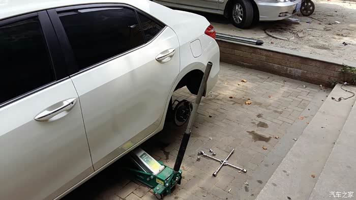 【图】新卡第一次补胎_卡罗拉论坛_汽车之家论坛