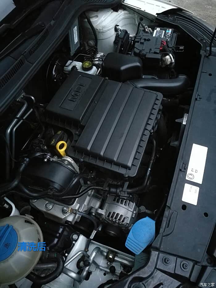 清洗小昕发发动机仓见成效