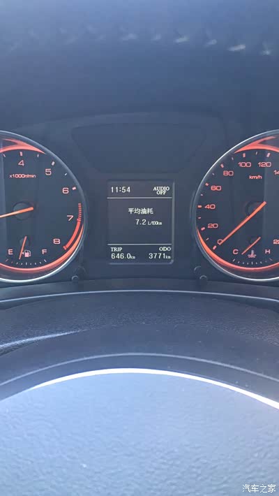汉腾x7. 这个油耗还是满意的