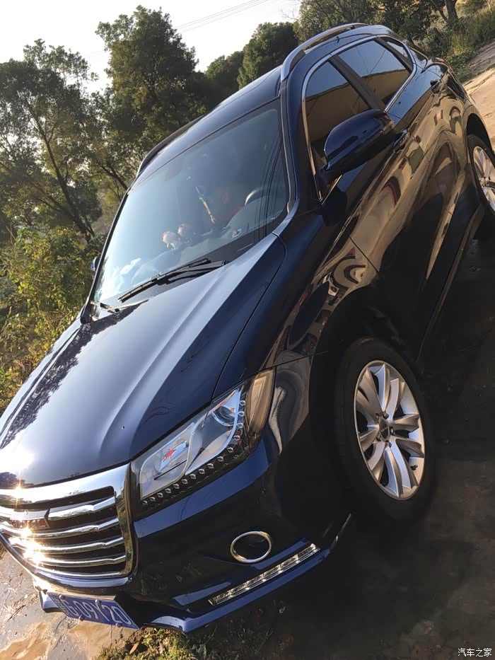 红标蓝色自豪提车作业