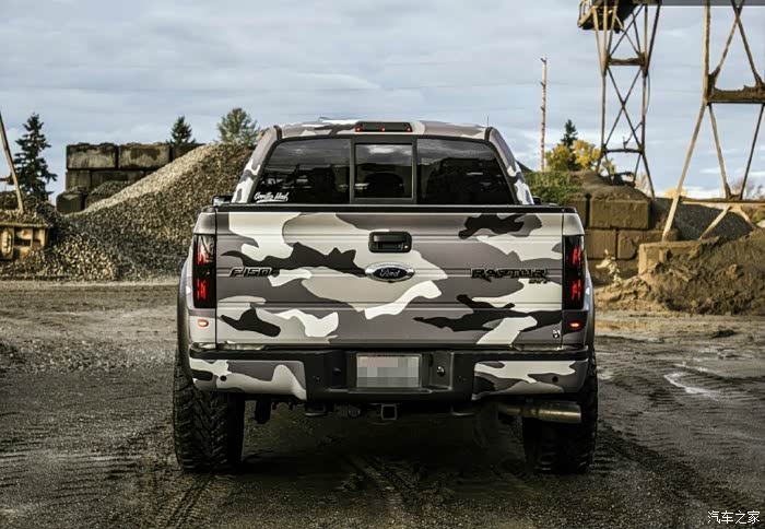 绝对震撼迷彩猛禽福特f150svtraptor很给力哦