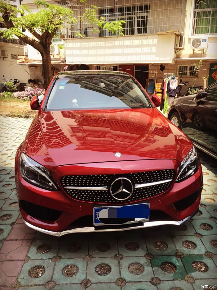 【图】想改装满天星中网,和加装氛围灯的车友们可以看看效果_奔驰c级