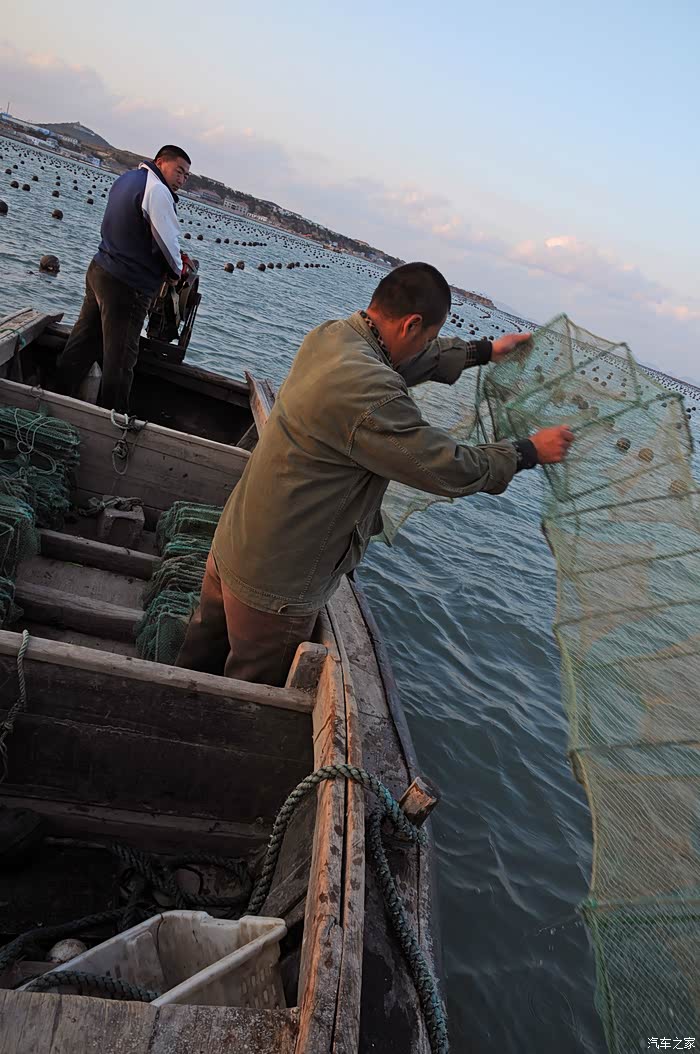 海里下地笼好比懒人种庄稼